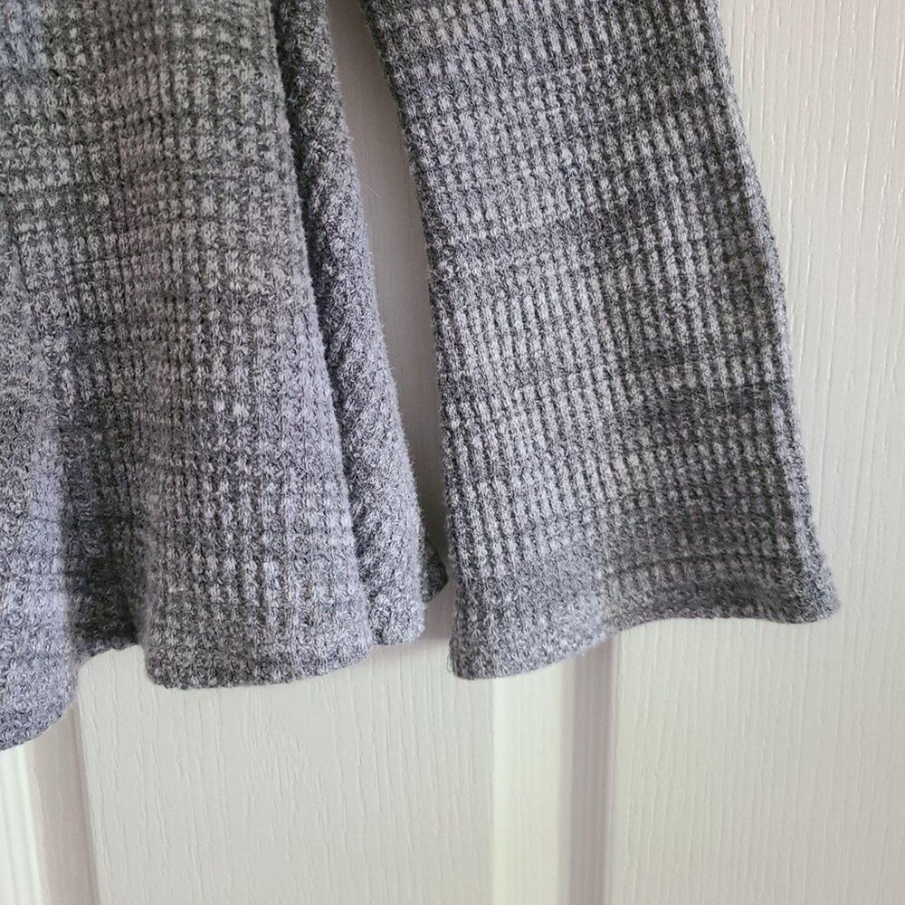 POSTMARK Anthropologie Gray Maurisa Cowl Neck Thermal OB557277 Womens Size Small - Picture 6 of 9